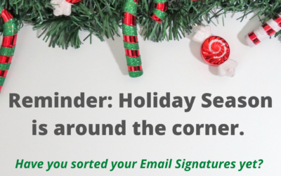 Holiday themed Email Signatures